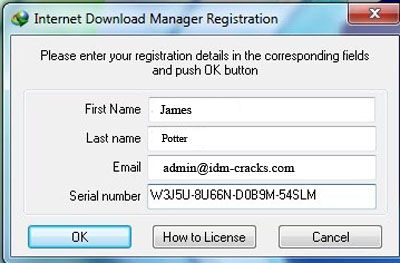 Internet download manager serial number for registration free